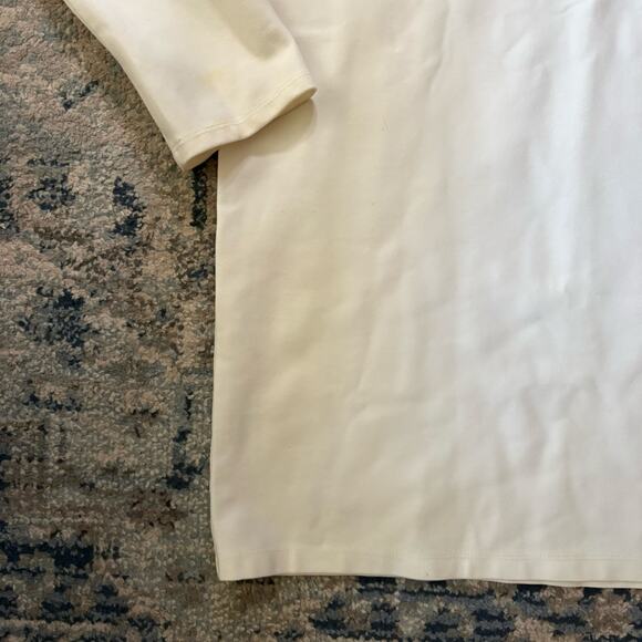 Emerson Fry EDIE TURTLENECK DRESS - IVORY PONTE - Picture 3 of 7